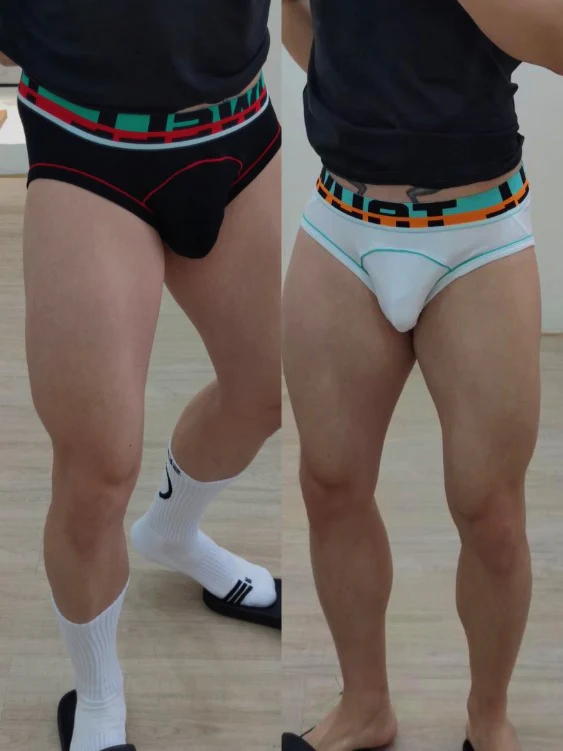 2-Pack Classic Solid Color Modal Cotton Sexy Men's Triangle Underwear - Image 6