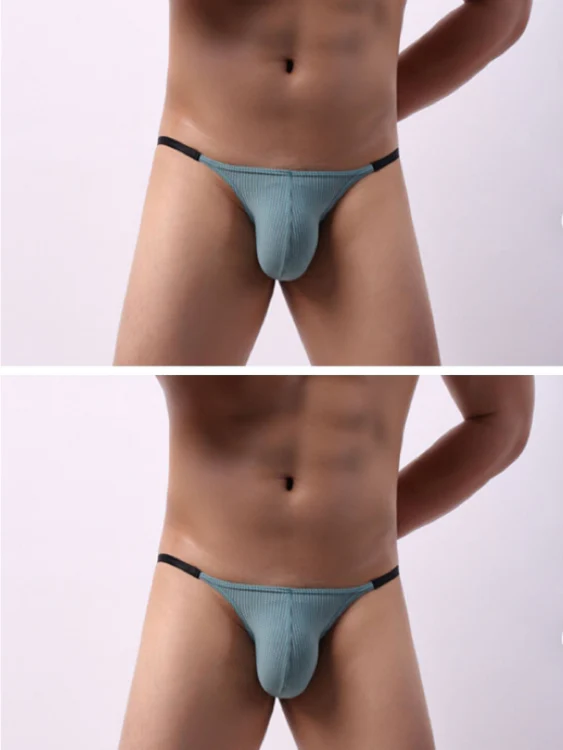 2-pack Sexy Low-rise Men's Triangle Underwear - Image 15