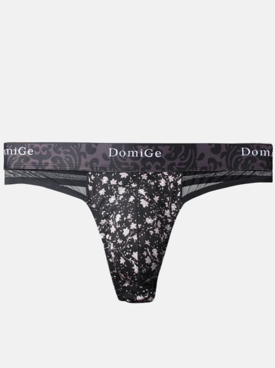 2 PCS Sheer and Sexy: Floral Patterned Thong - Image 15
