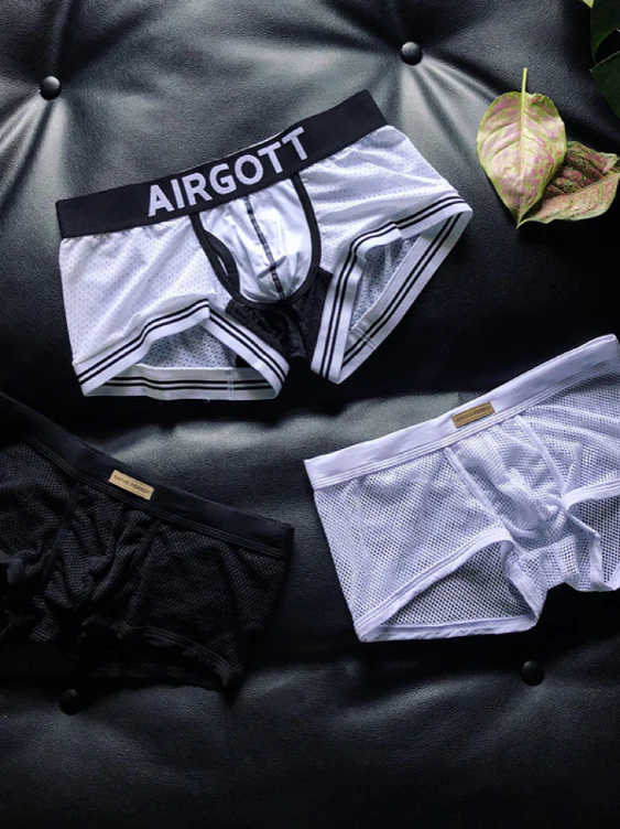 3PCS Fashionable Mesh Summer Underwear Set - Image 22
