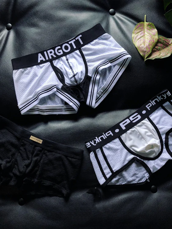 3PCS Fashionable Mesh Summer Underwear Set - Image 23