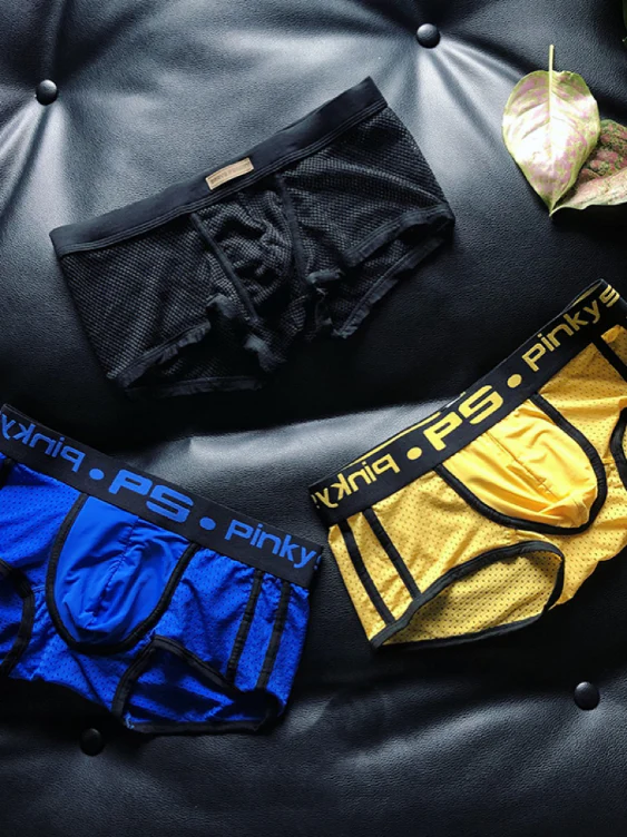 3PCS Fashionable Mesh Summer Underwear Set - Image 25