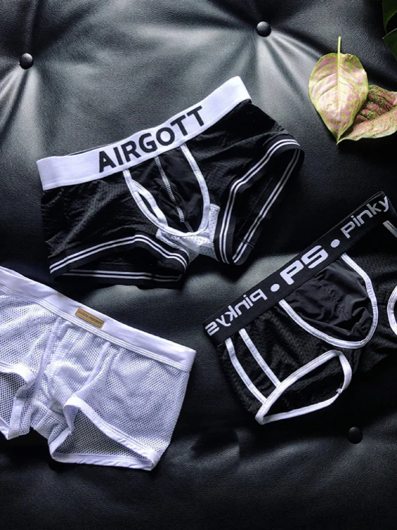 3PCS Fashionable Mesh Summer Underwear Set - Image 29
