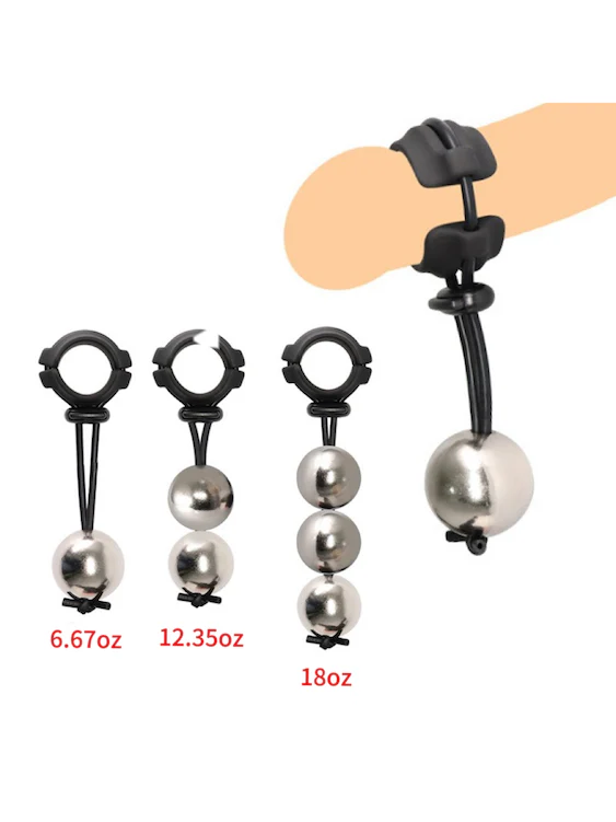 Ball Weight And Ball Stretcher With Cock Ring For Penis Weight Training - Image 5