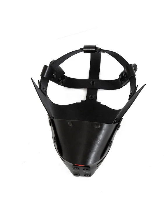 BDSM Puppy Play Gear Leather Puppy Dog Mask Hood - Image 12