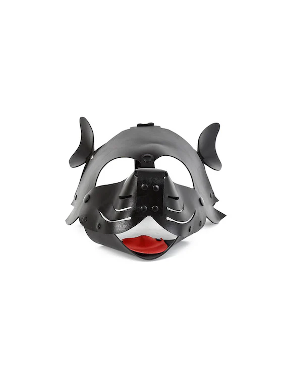 BDSM Puppy Play Gear Leather Puppy Dog Mask Hood - Image 8