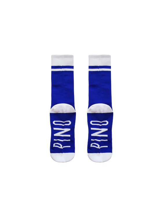 Blue-White Crew Socks - Image 9