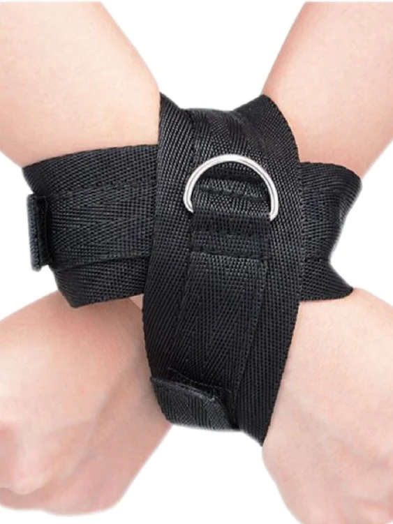 Bondage Restraints Cross Wrist Handcuffs - Image 5