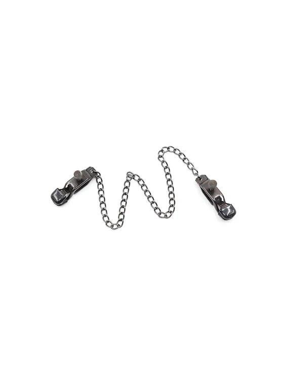 Broad Tip Nipple Clamps with Adjustable Link Chain - Image 11