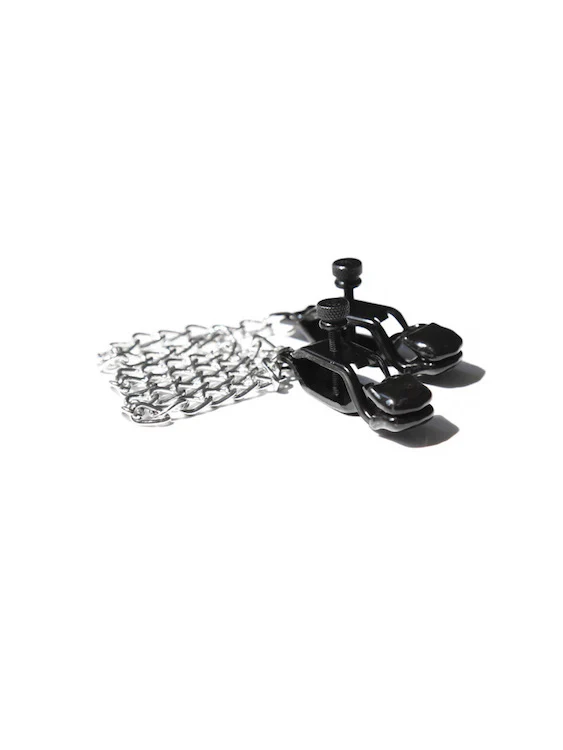 Broad Tip Nipple Clamps with Adjustable Link Chain - Image 5