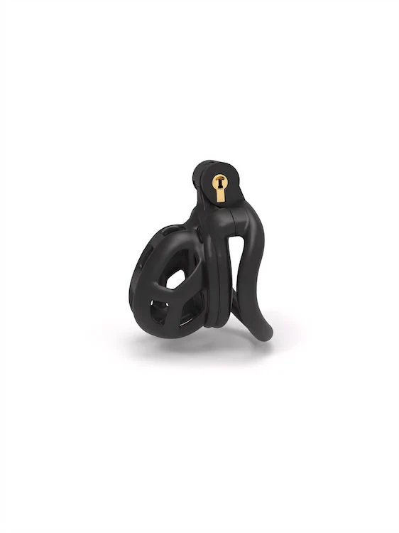 Cobra 2.0 Male Chastity Device Black - Image 2