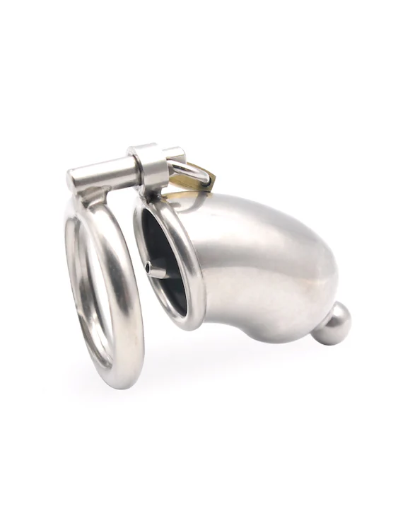 Extra Large Chastity Cage With Cock Plug For Big Dick - Image 3