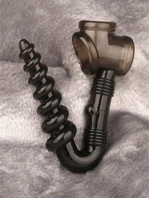 Cock Ring With Spiral Anal Plug - Image 8