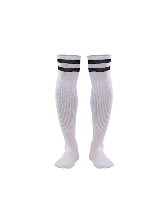Colorful Stripes Thigh Socks For Men - Image 4