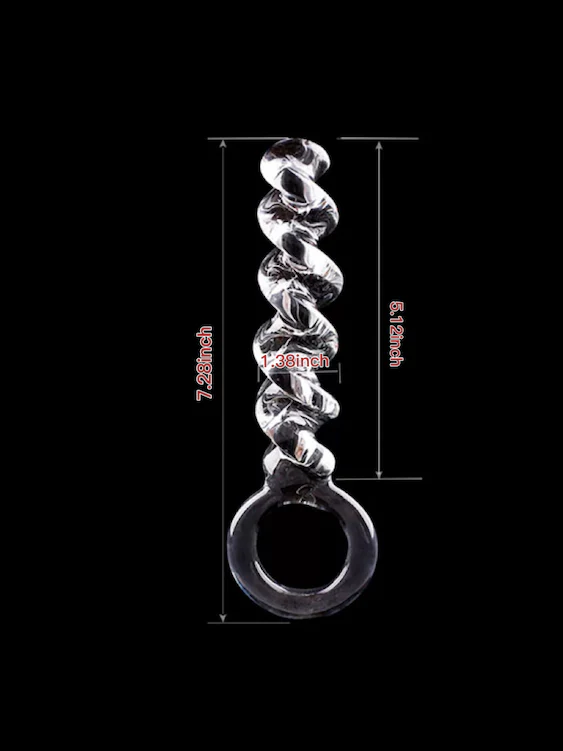 Crystal Spiral Anal Plug For Anal Training - Image 3