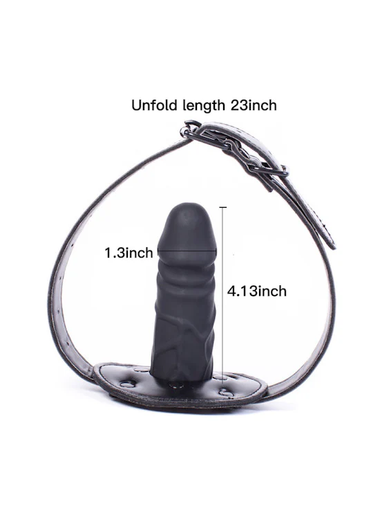 Deep Throat Training Penis Gag BDSM Adult Sex Toy - Image 2