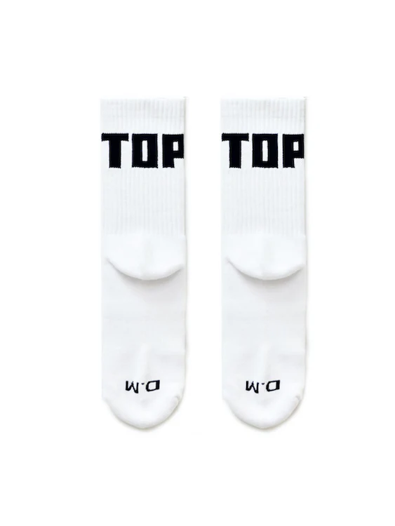 Dirty Talk Series Blow Me White Socks - Image 11