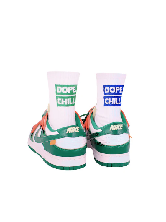 Dope Chill White Crew Sock For Gay Men - Image 3