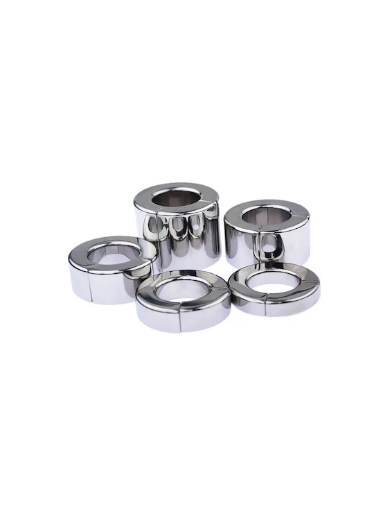 Gay Male Cock Toy Magnetic Stainless Steel Ball Stretcher - Image 10