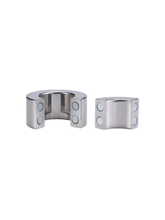 Gay Male Cock Toy Magnetic Stainless Steel Ball Stretcher - Image 3
