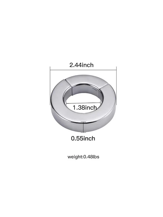 Gay Male Cock Toy Magnetic Stainless Steel Ball Stretcher - Image 5