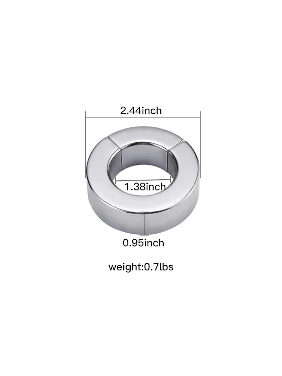 Gay Male Cock Toy Magnetic Stainless Steel Ball Stretcher - Image 6
