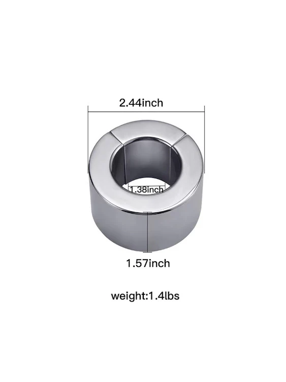 Gay Male Cock Toy Magnetic Stainless Steel Ball Stretcher - Image 8