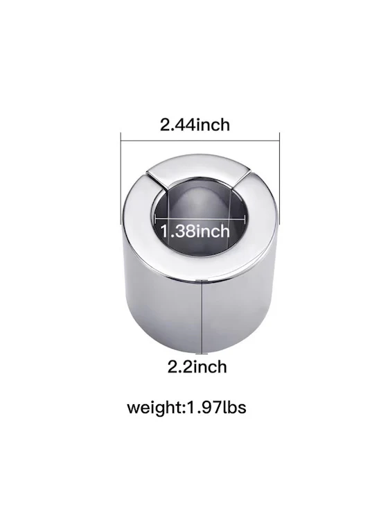 Gay Male Cock Toy Magnetic Stainless Steel Ball Stretcher - Image 9