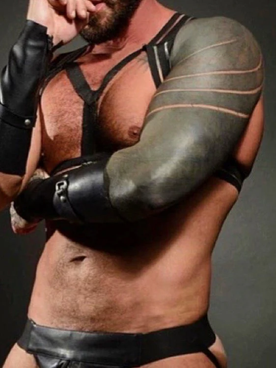 Goth Lines Sexy Elastic Harness - Image 3