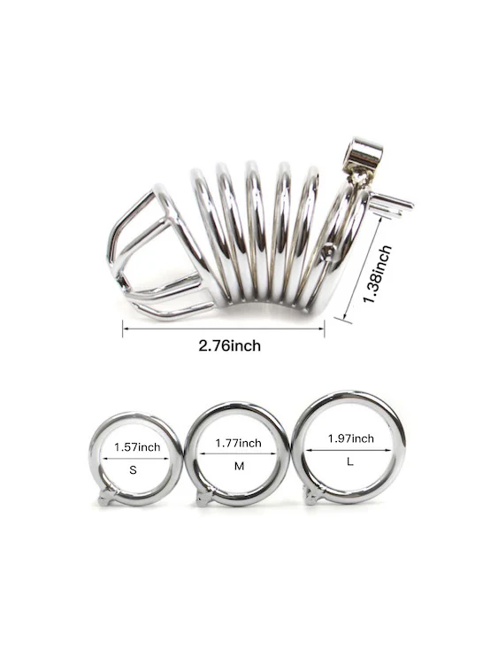 Heavy Duty Metal Cock Cage - Image 2