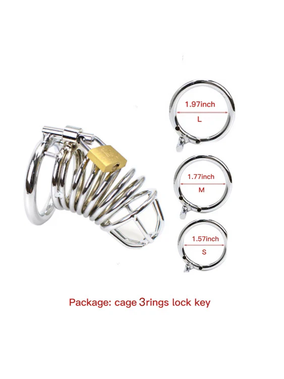 Heavy Duty Metal Cock Cage - Image 8
