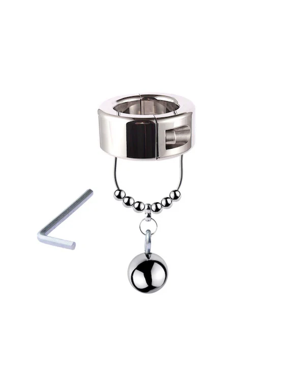 Heavy Stainless Steel Ball Stretchers With Anal Plug For Gay Men BDSM Games - Image 6