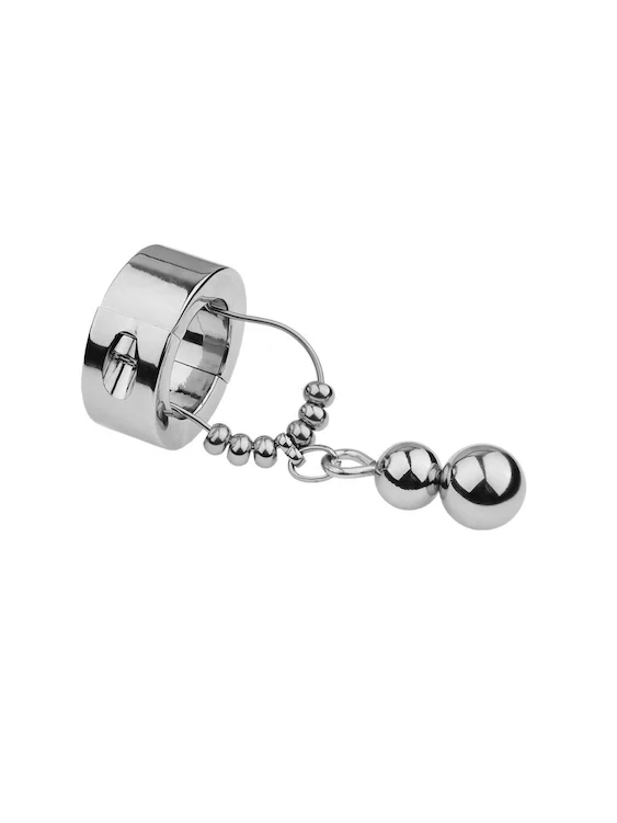 Heavy Stainless Steel Ball Stretchers With Anal Plug For Gay Men BDSM Games - Image 7