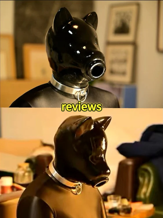 High-Quality Glossy Silicone Flexible Puppy Hood - Image 4