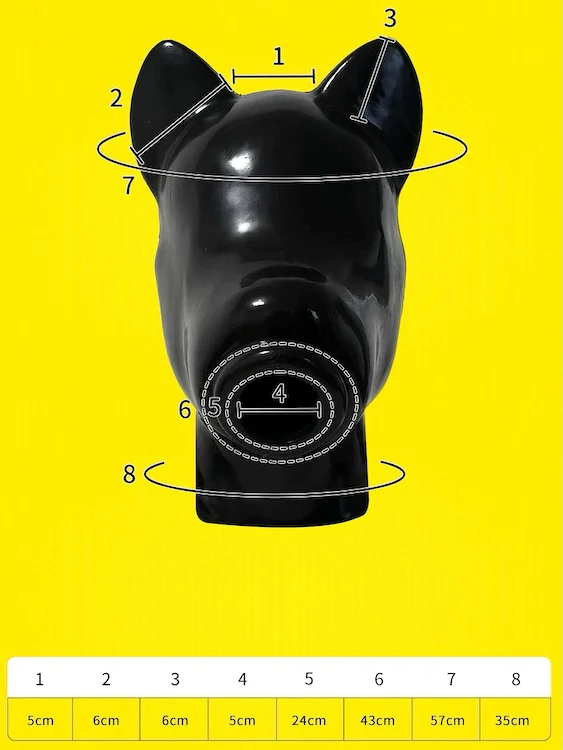 High-Quality Glossy Silicone Flexible Puppy Hood - Image 6