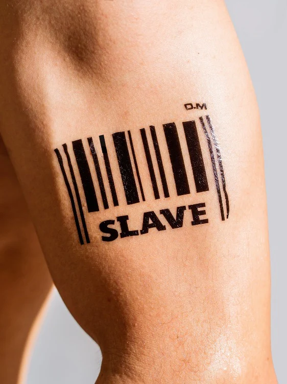 I‘m Slave Temporary Waterproof Tattoo Sticker - Image 3
