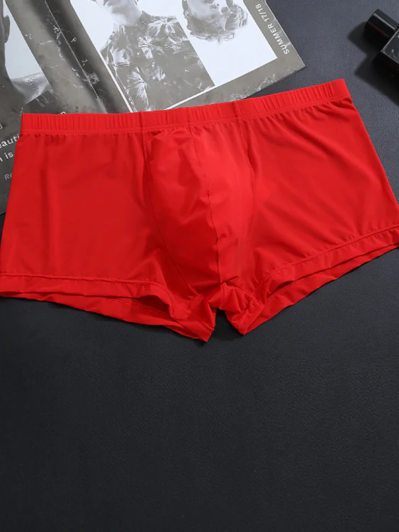 3PCS Icy-silk Men's Boxer Briefs - Image 8