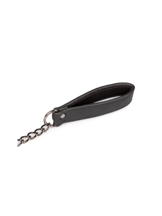 Leather Collar With Nipple Chains - Image 5