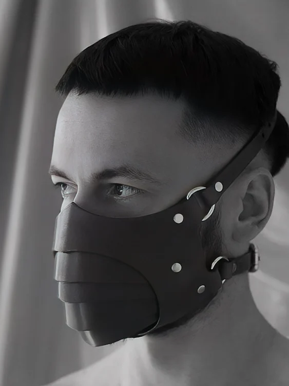 Leather Face Muzzle Masks - Image 2
