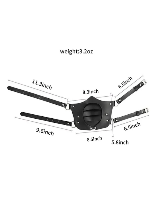 Leather Face Muzzle Masks - Image 5