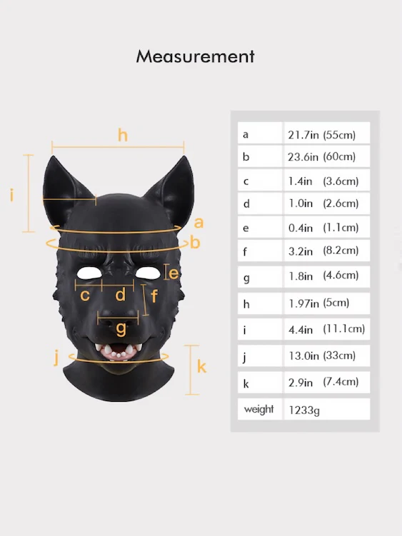 Lifelike Silicone Puppy Hood For Gay Men - Image 8