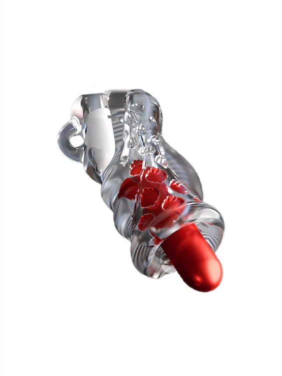 Male silicone Masturbator with vibrating bullet - Image 3