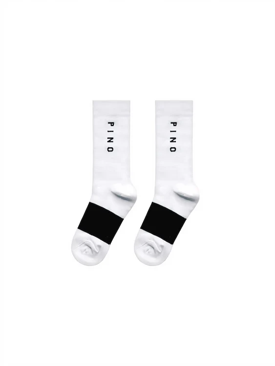 Men's Black and White Block Crew Sock - Image 4