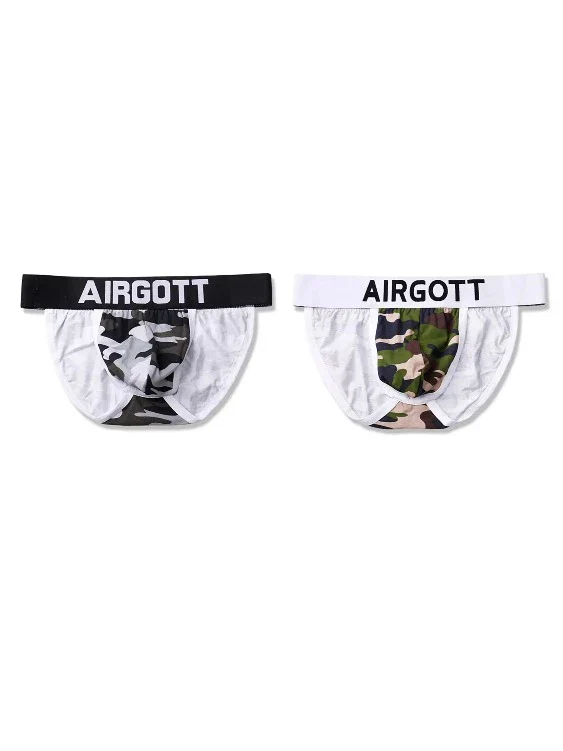 Men's Camouflage Low-Rise Cotton Underwear - Image 4