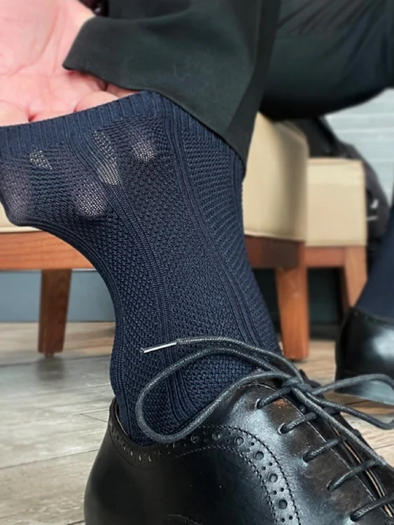 Men's Dress Calf Socks - Image 4