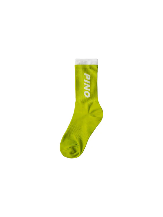 Men's Fluorescent Chartreuse Crew Socks - Image 5