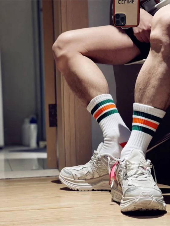 Men's Gay Pride Crew Socks - Image 2