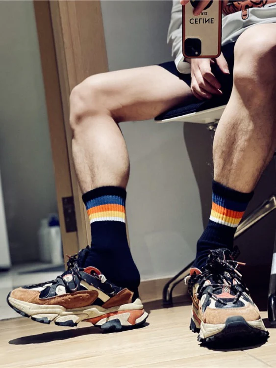 Men's Gay Pride Crew Socks - Image 3