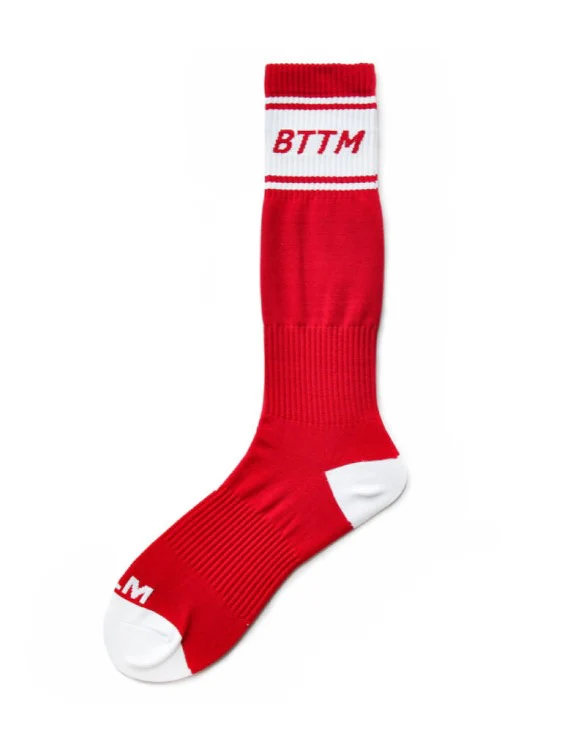 Mens Mid Calf Socks with Top Bttm Vers Prints - Image 4