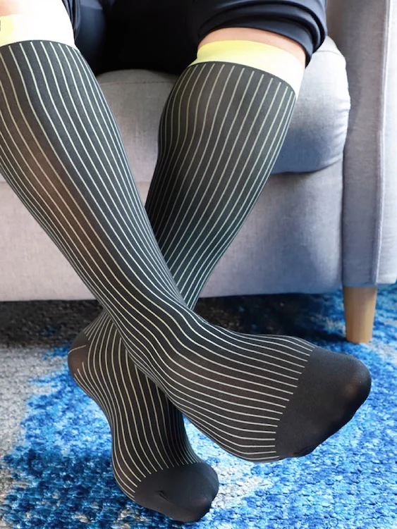 Men's Over The Calf Silk Dress Socks - Image 3